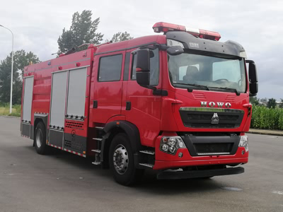 重汽豪沃7m3干粉泡沫聯(lián)用消防車(chē)